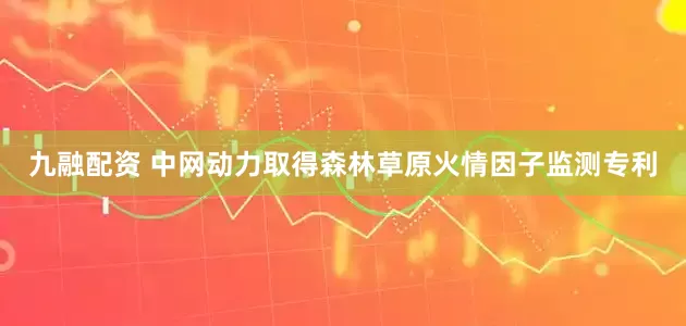九融配资 中网动力取得森林草原火情因子监测专利