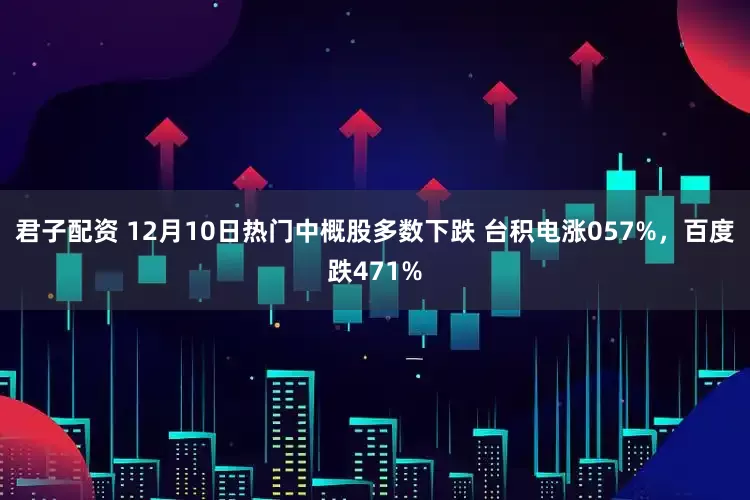君子配资 12月10日热门中概股多数下跌 台积电涨057%，百度跌471%