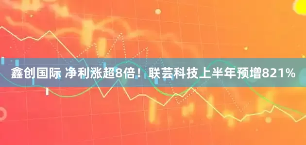鑫创国际 净利涨超8倍！联芸科技上半年预增821%